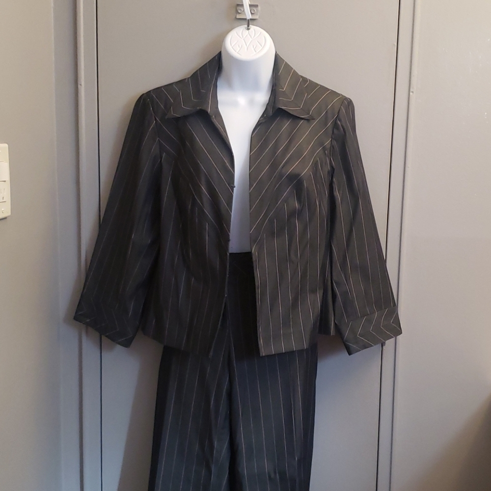 Designer Pinstripe Suit